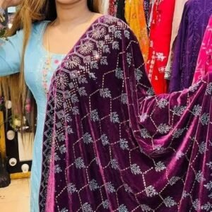 🔥👘 অরিজিনাল চায়না ভেলভেট শাল